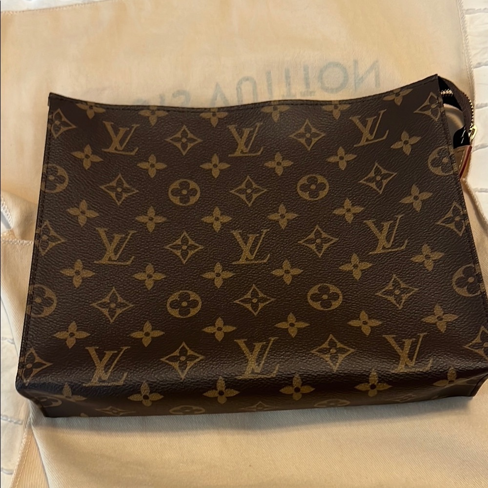 Louis Vuitton Brown Monogram Pouch toiletry 26